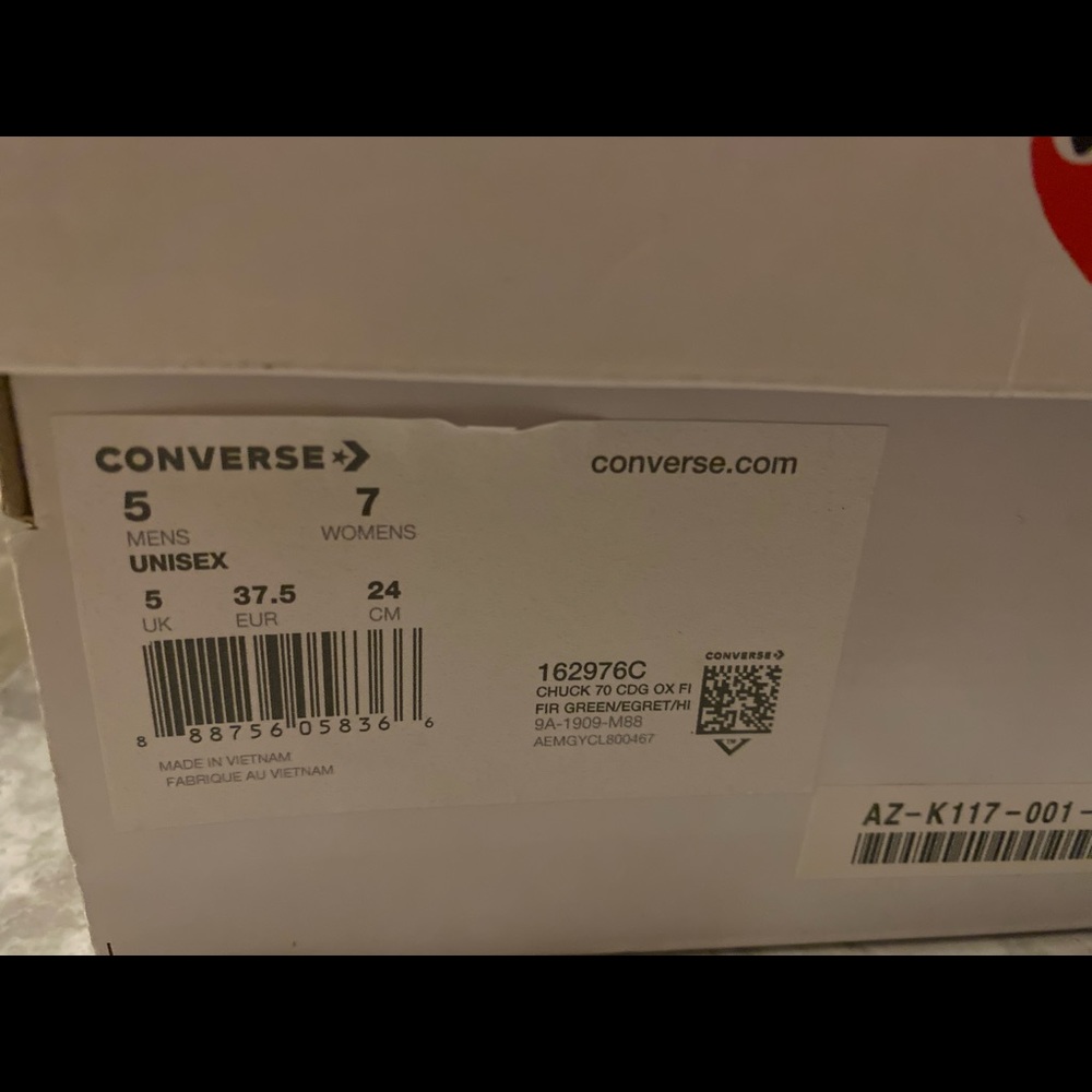 CONVERSE PLAY COMME DES GARÇONS - Picture 5 of 6